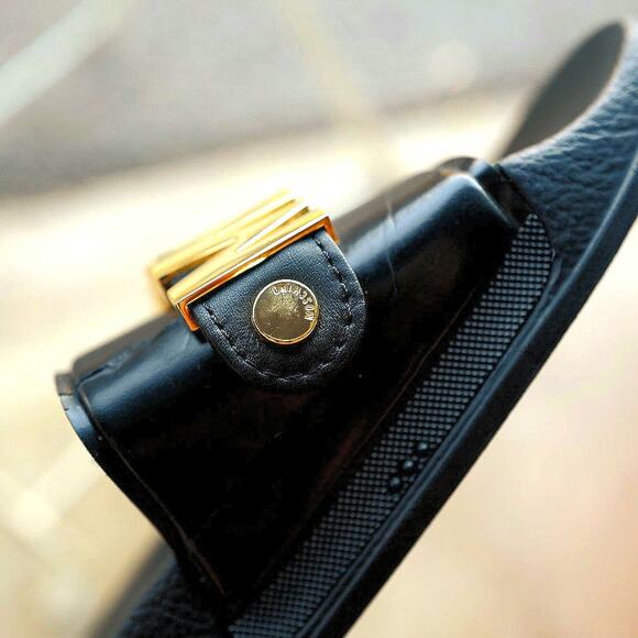 Moschino Black and Gold Sandals - Picture 6 of 16